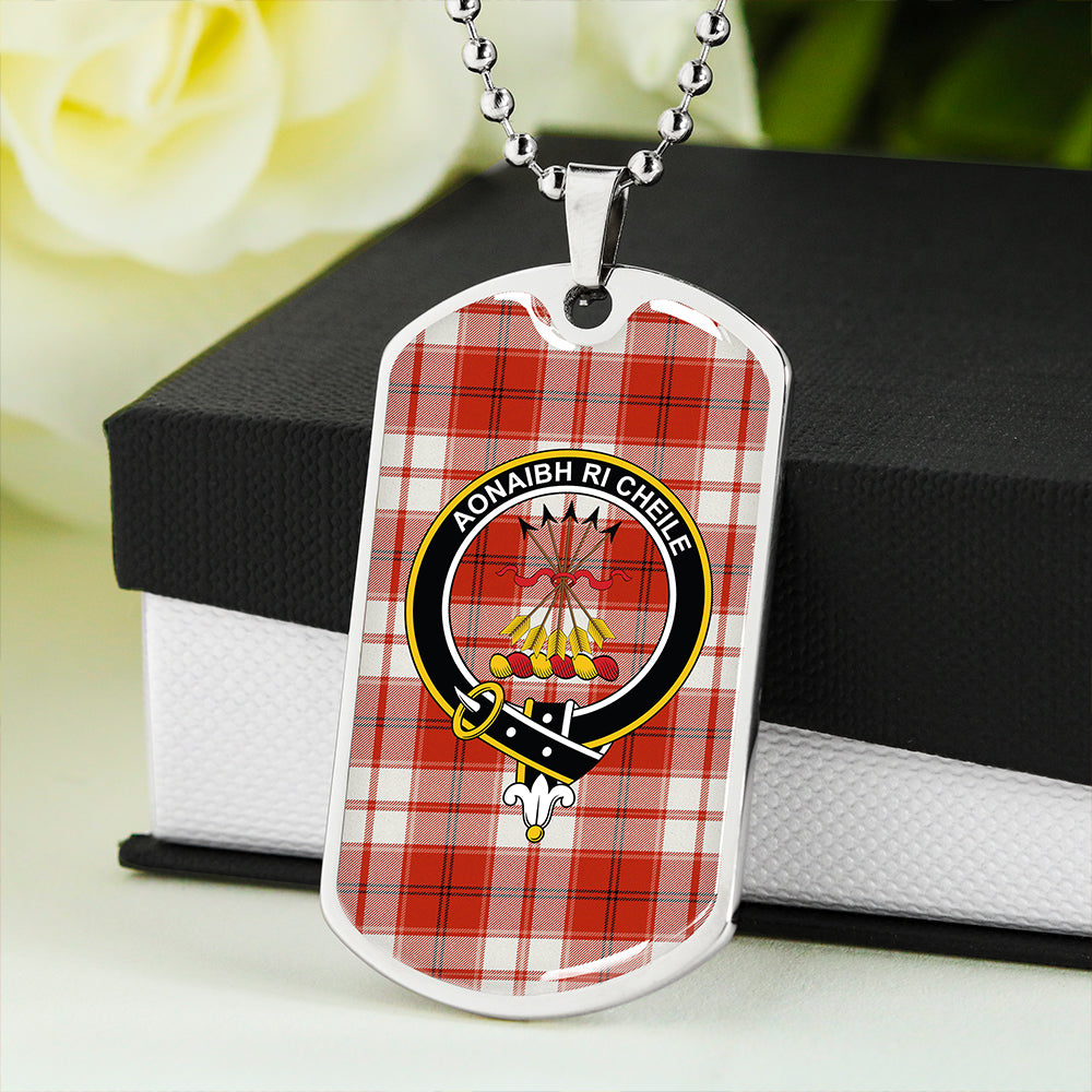Cameron Hose #2 Ancient 2 Clan Badge Classic Tartan Dog Tag Necklace