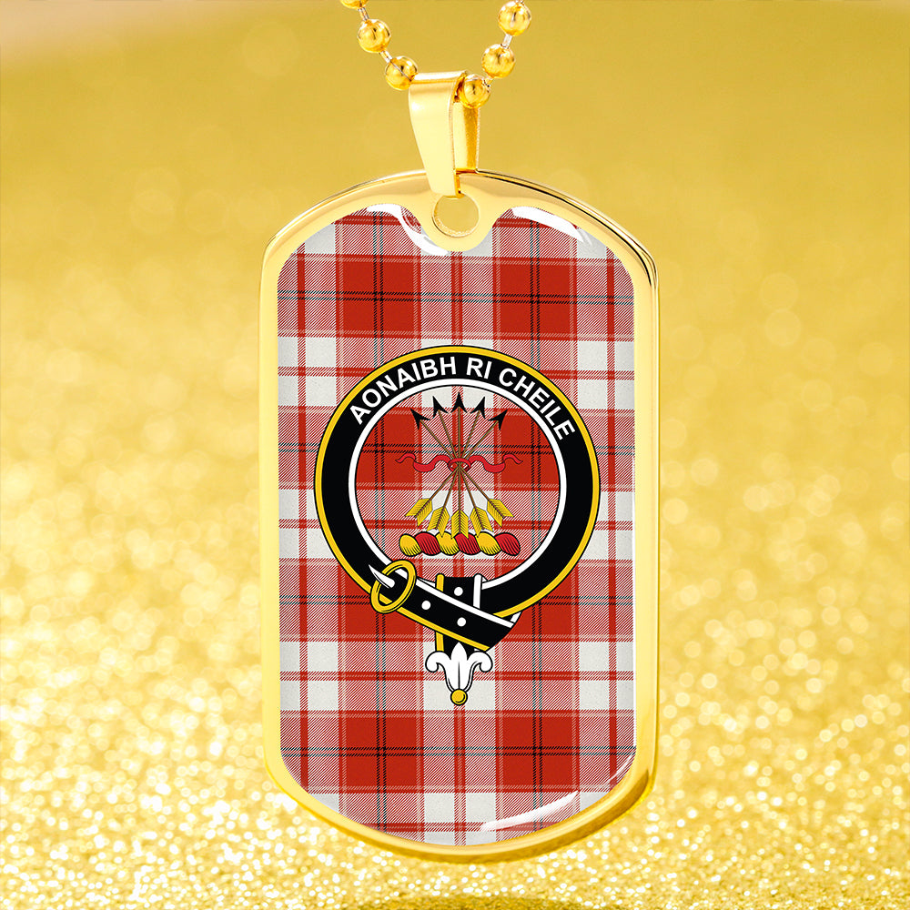 Cameron Hose #2 Ancient 2 Clan Badge Classic Tartan Dog Tag Necklace