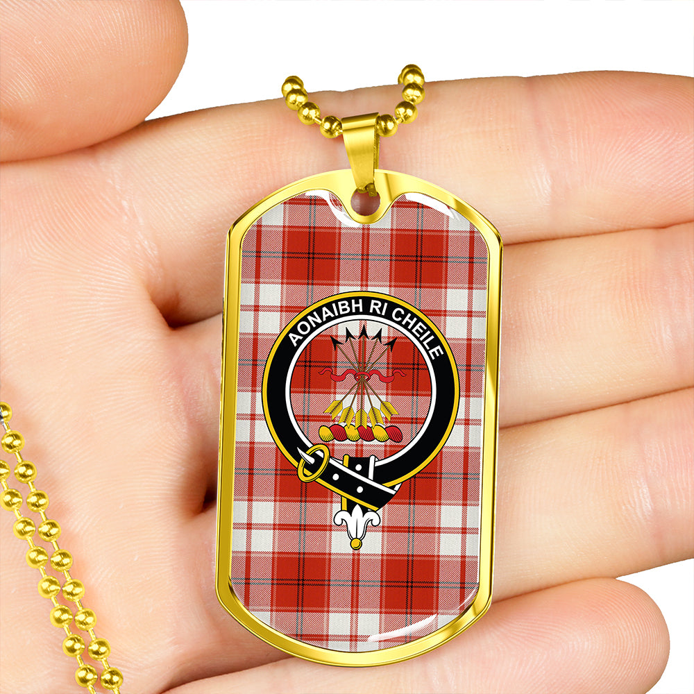 Cameron Hose #2 Ancient 2 Clan Badge Classic Tartan Dog Tag Necklace