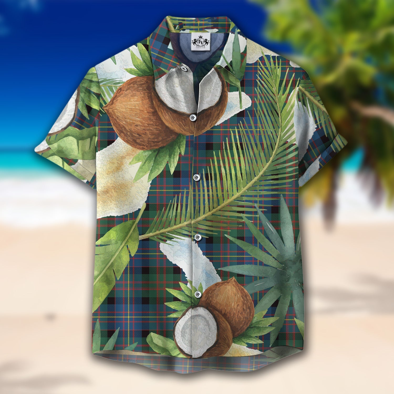 Scottish Tartan Cameron of Erracht Ancient Clan Hawaiian Shirt Hibiscus - Tropical Garden Style