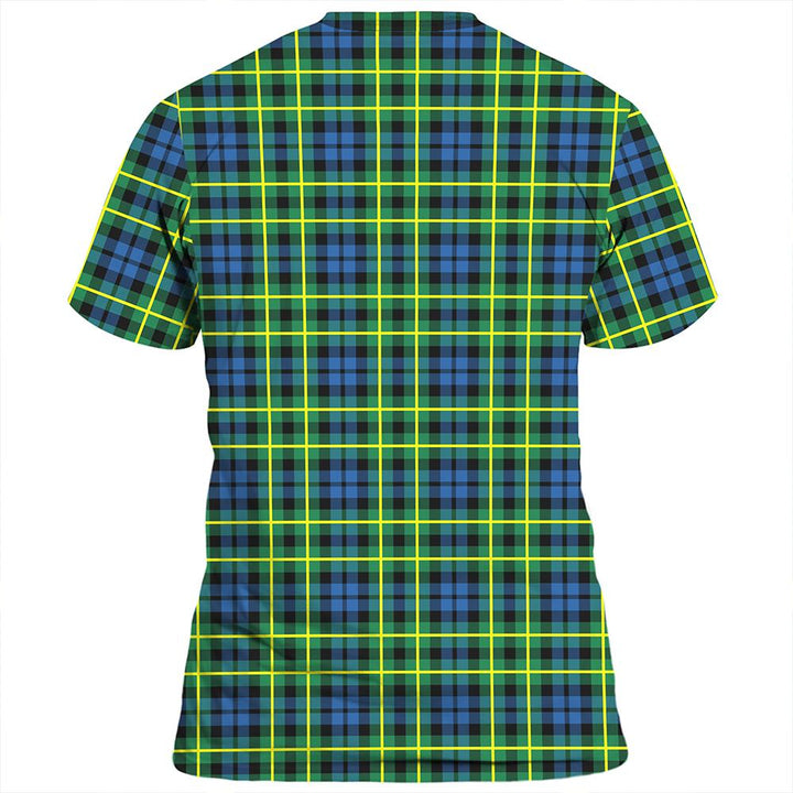 Campbell Modern Tartan Classic Crest T-Shirt