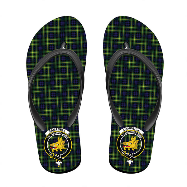 Campbell of Breadalbane Modern Tartan Crest Flip Flop