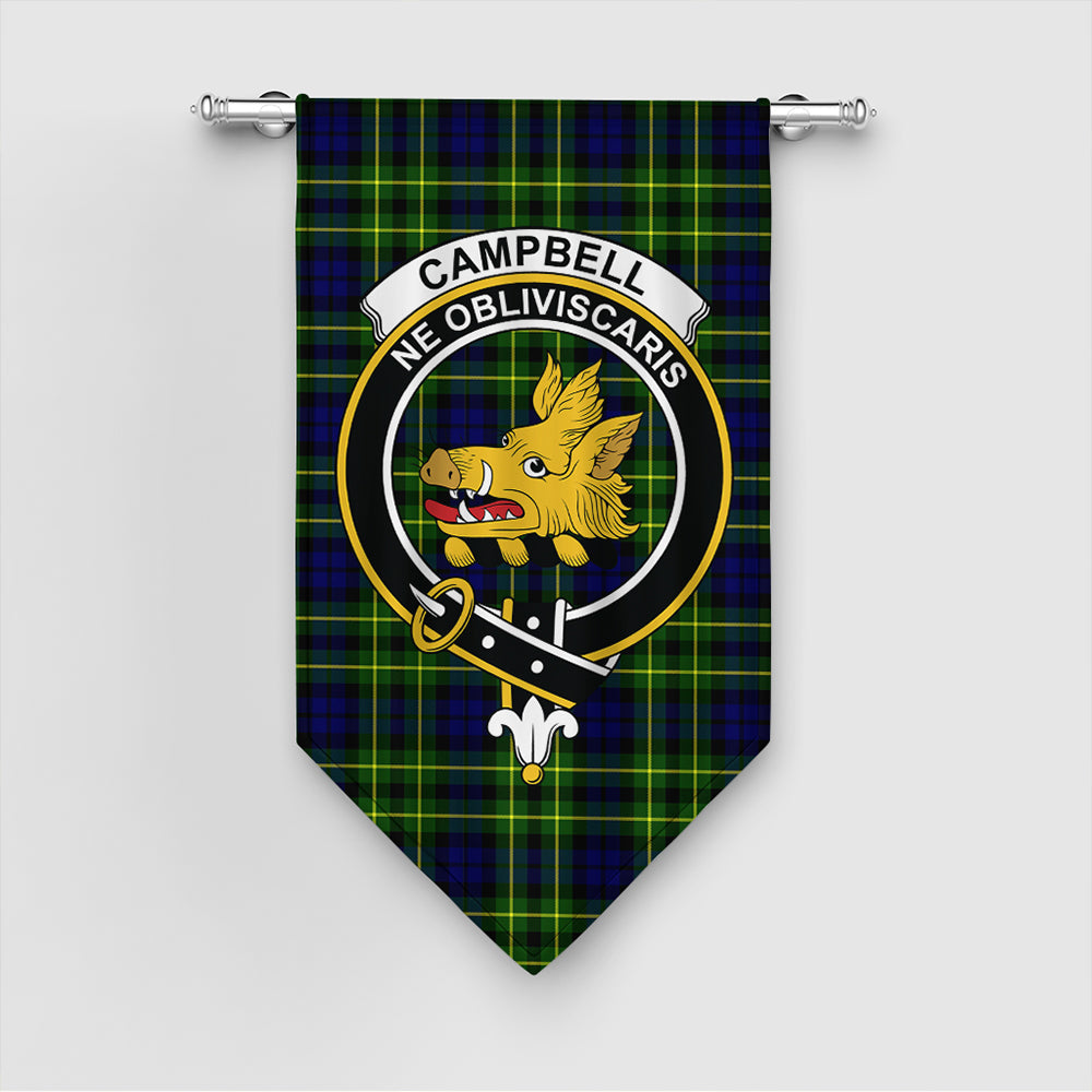 Campbell of Breadalbane Modern Tartan Classic Crest Gonfalon