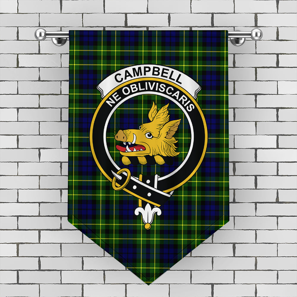 Campbell of Breadalbane Modern Tartan Classic Crest Gonfalon