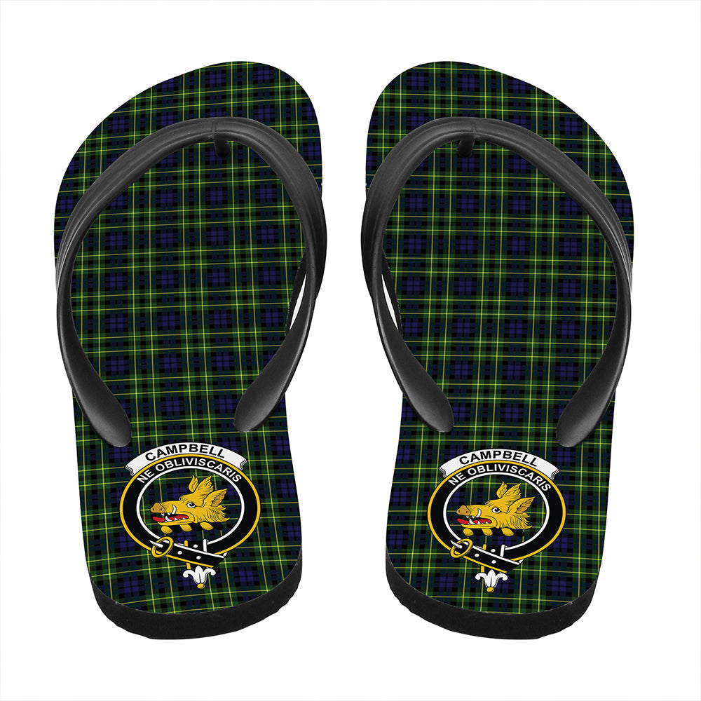 Campbell of Breadalbane Modern Tartan Crest Flip Flop