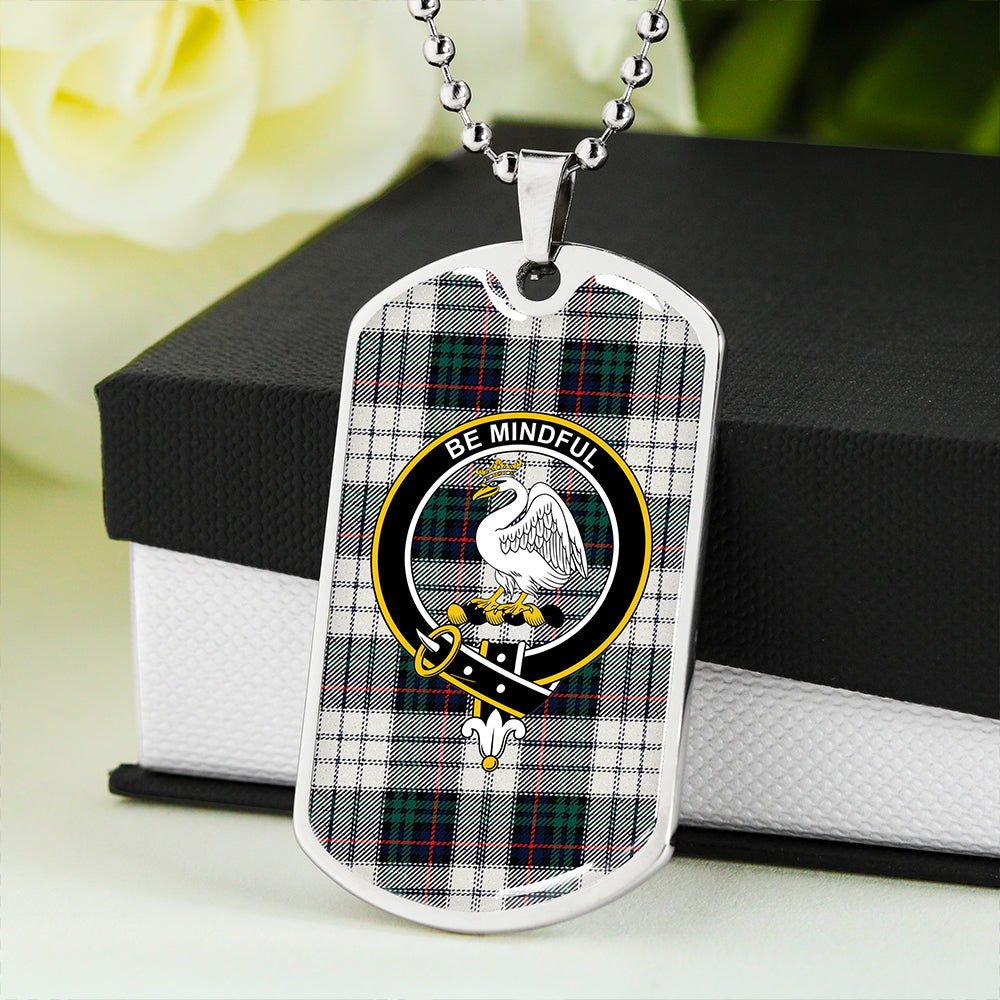 Campbell of Cawdor Dress Modern 2 Clan Badge Classic Tartan Dog Tag Necklace