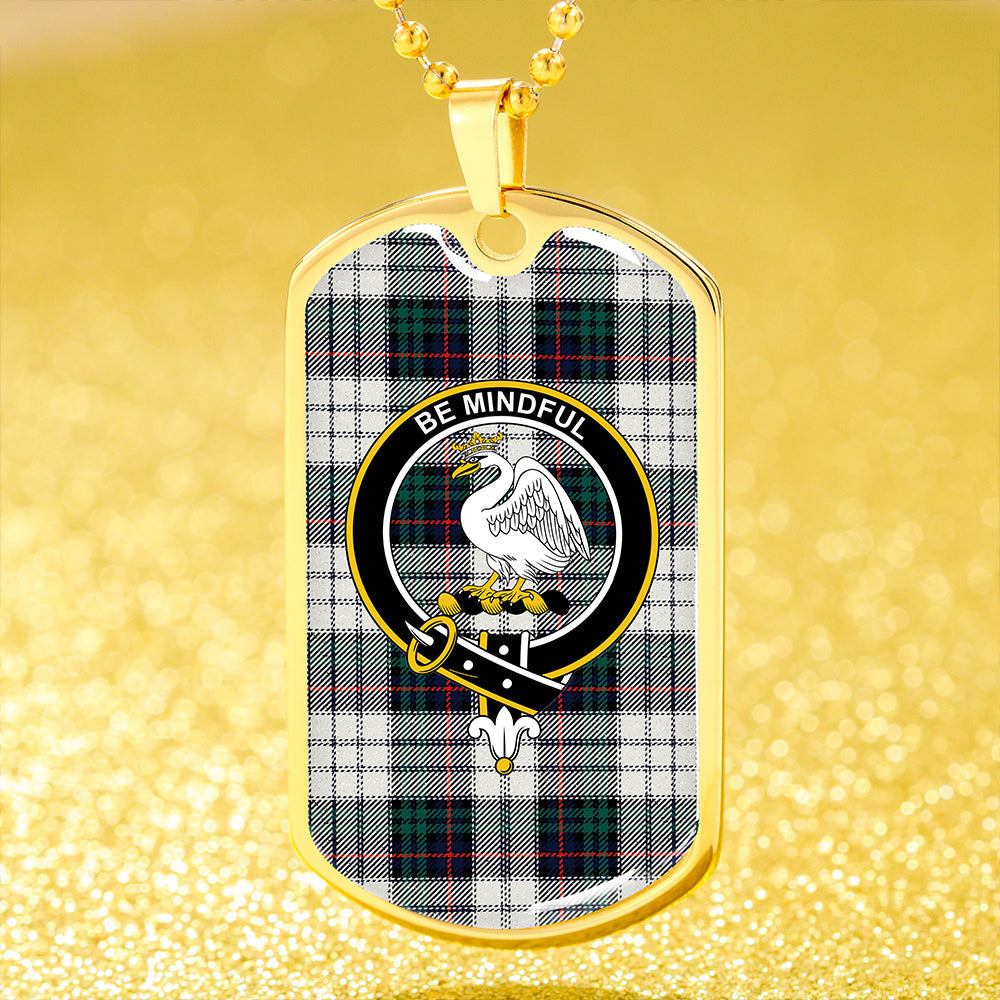 Campbell of Cawdor Dress Modern 2 Clan Badge Classic Tartan Dog Tag Necklace