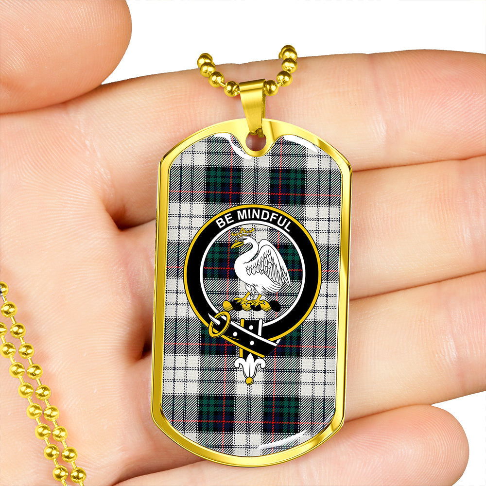 Campbell of Cawdor Dress Modern 2 Clan Badge Classic Tartan Dog Tag Necklace