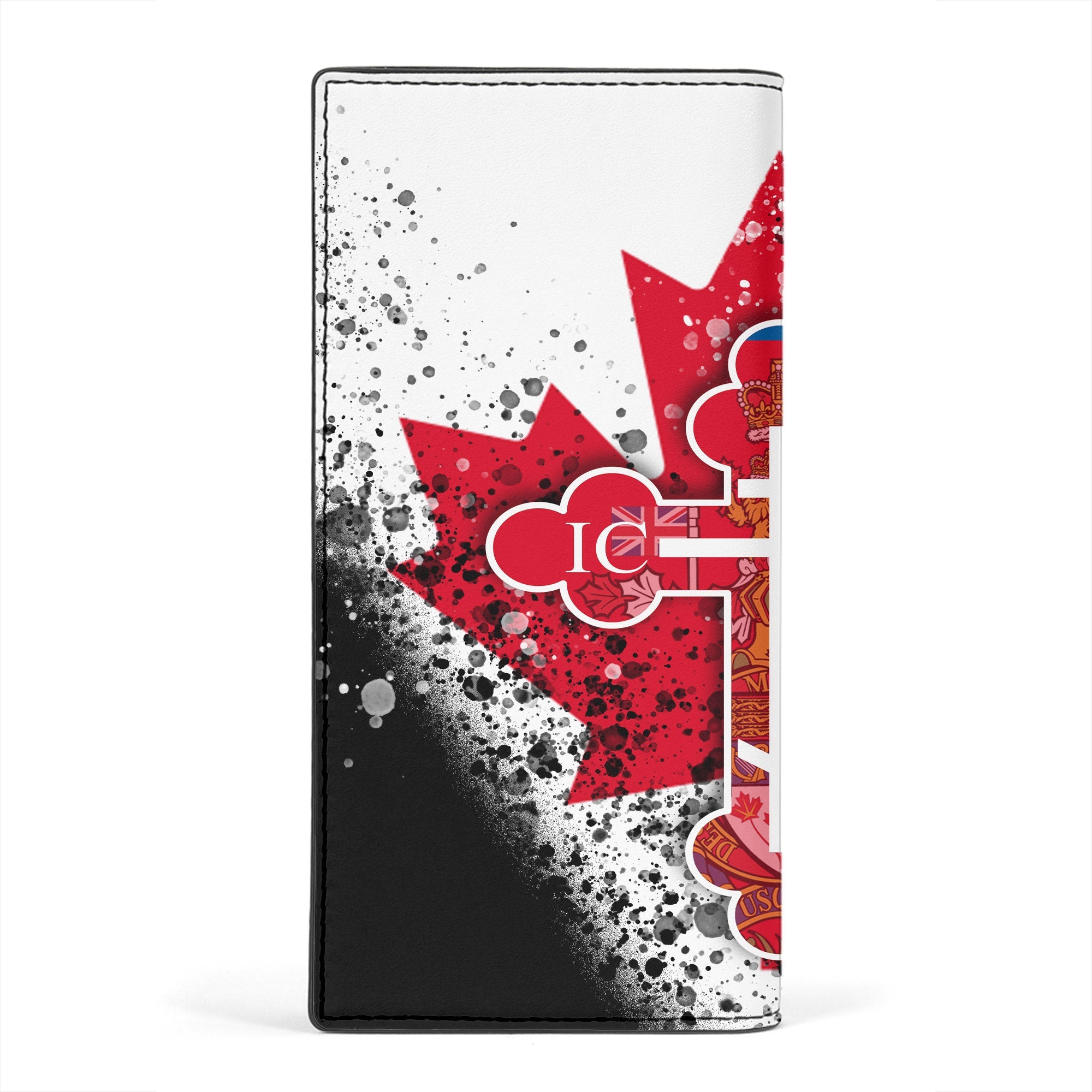 Canada Leather Wallet Flag & Coat Of Arms Orthodox Style