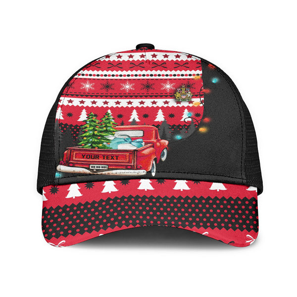 Canada Mesh Back Cap Coat Of Arms Christmas Style