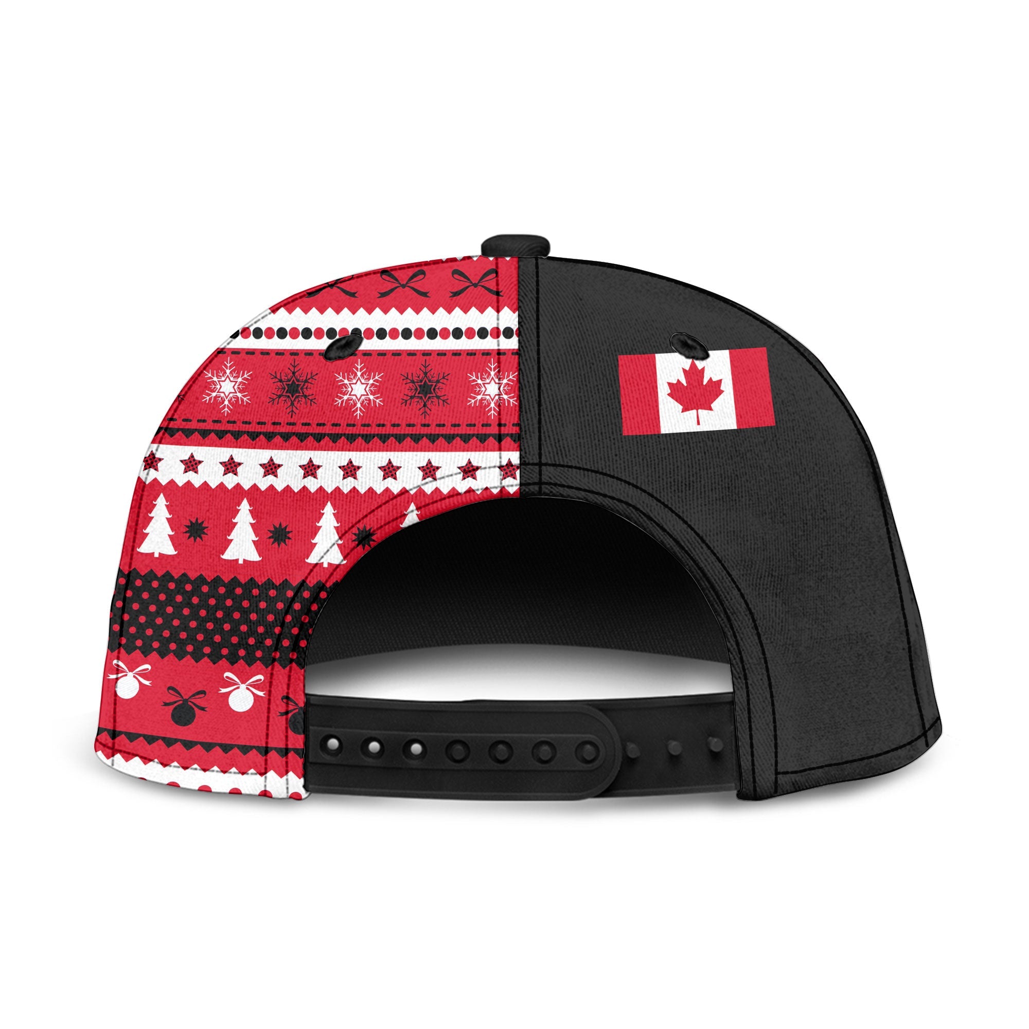 Canada Snapback Hat Coat Of Arms Christmas Style