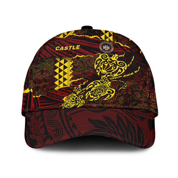 Hawaii Castle High School Classic Cap Polynesian Turtle Style