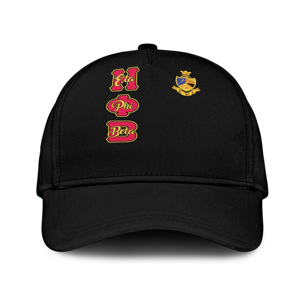 Sorority Cap - Eta Phi Beta Classic Cap Original Black Style