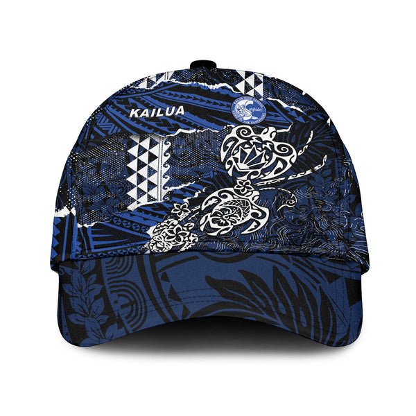 Hawaii Kailua High School Classic Cap Polynesian Turtle Style