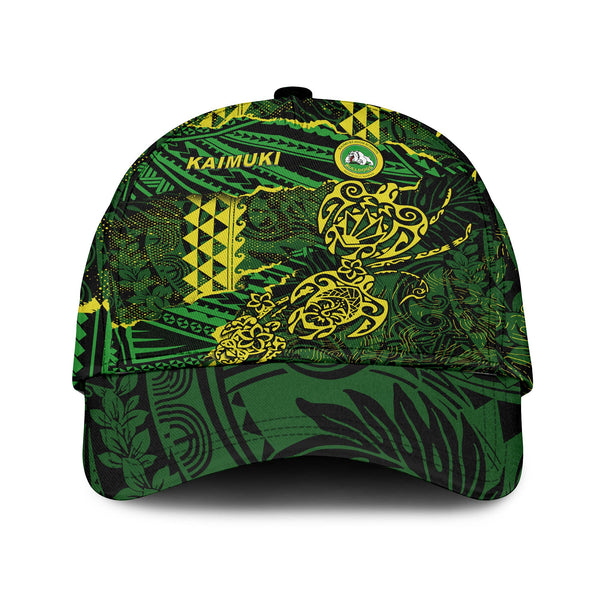 Hawaii Kaimuki High School Classic Cap Polynesian Turtle Style