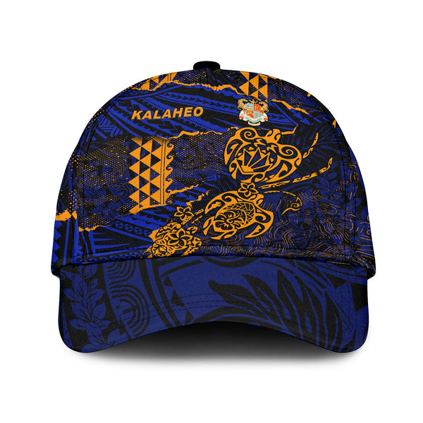 Hawaii Kalaheo High School Classic Cap Polynesian Turtle Style