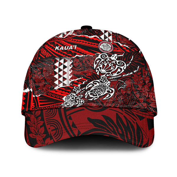 Hawaii Kauai High School Classic Cap Polynesian Turtle Style