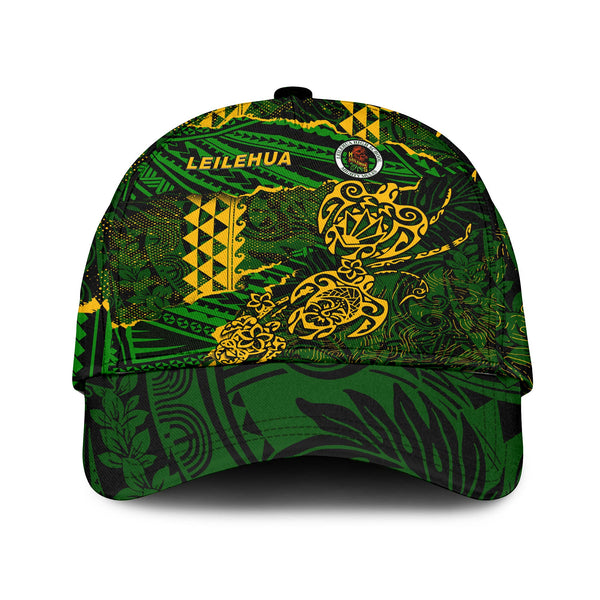 Hawaii Leilehua High School Classic Cap Polynesian Turtle Style