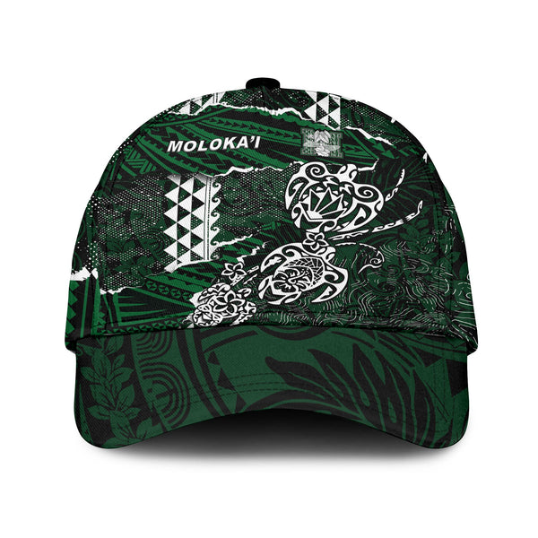 Hawaii Molokai High School Classic Cap Polynesian Turtle Style