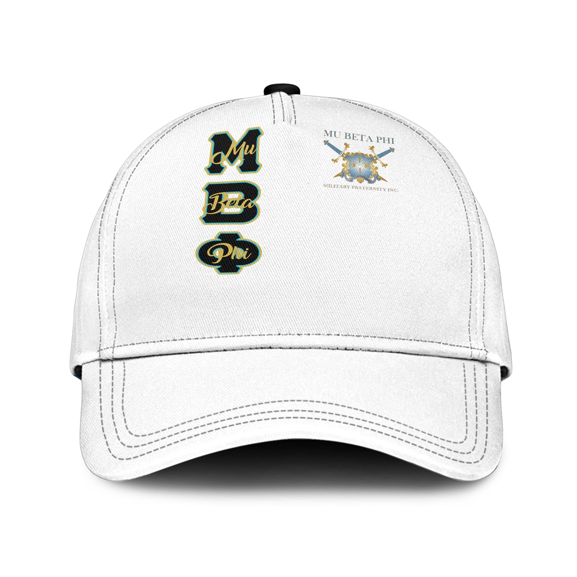 Fraternity Cap - Mu Beta Phi Classic Cap Original White Style