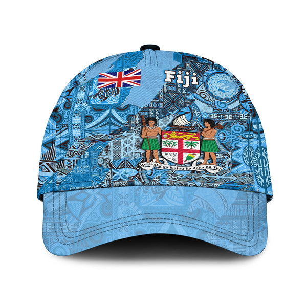 Fiji Flag & Coat Of Arms Classic Cap