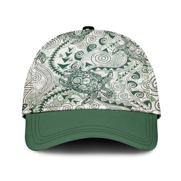 Hawaii Polynesian Turtle Classic Cap Green Style