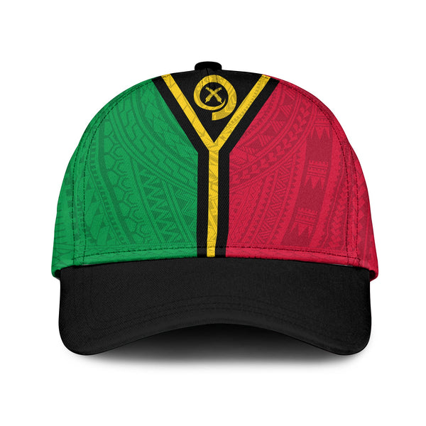 Vanuatu Classic Cap Polynesian Flag Style