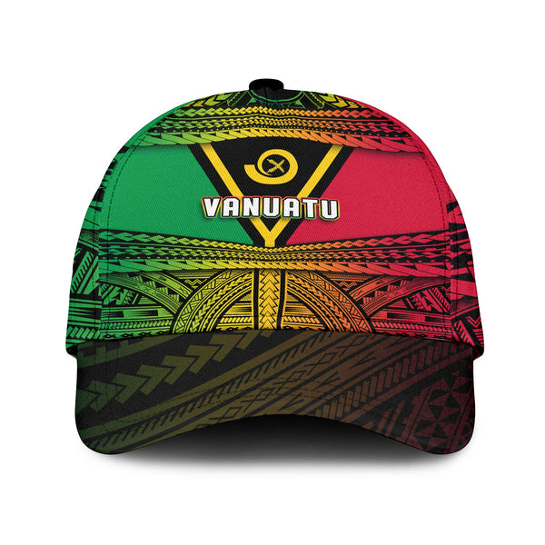 Vanuatu Flag & Coat Of Arms Classic Cap Reggae Style