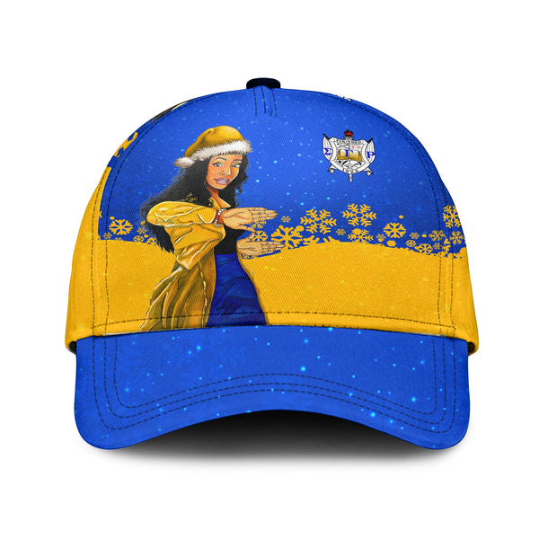 Sorority Cap - Sigma Gamma Rho Christmas Girl Classic Cap Pretty Poodles Style