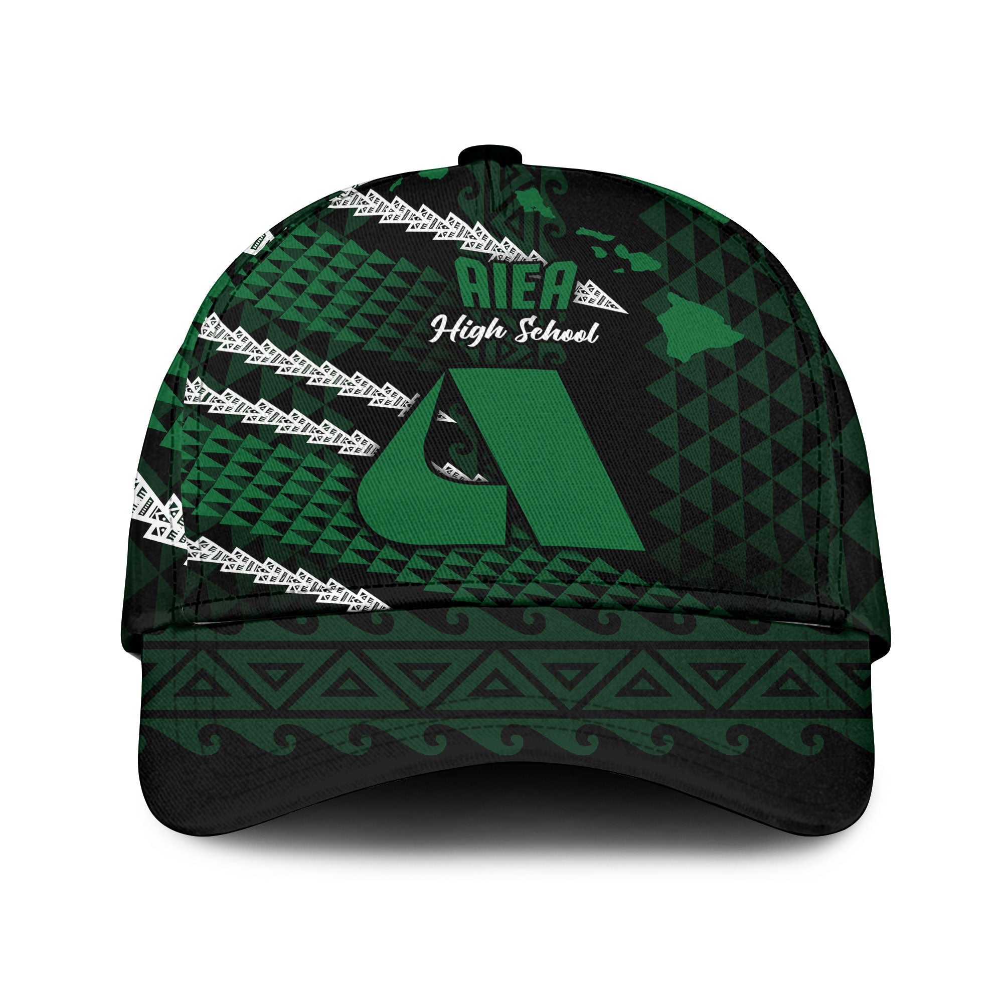 Hawaii Aiea High School Classic Cap Map Style