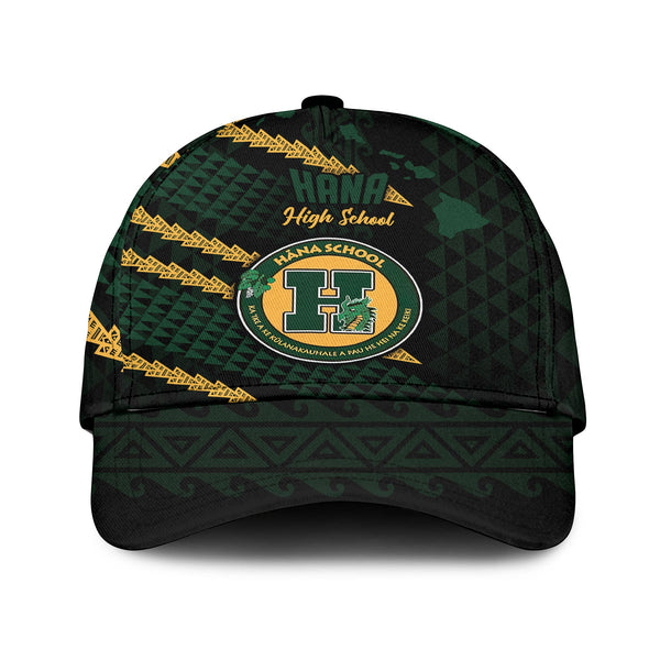 Hawaii Hana High & Elementary School Classic Cap Map Style