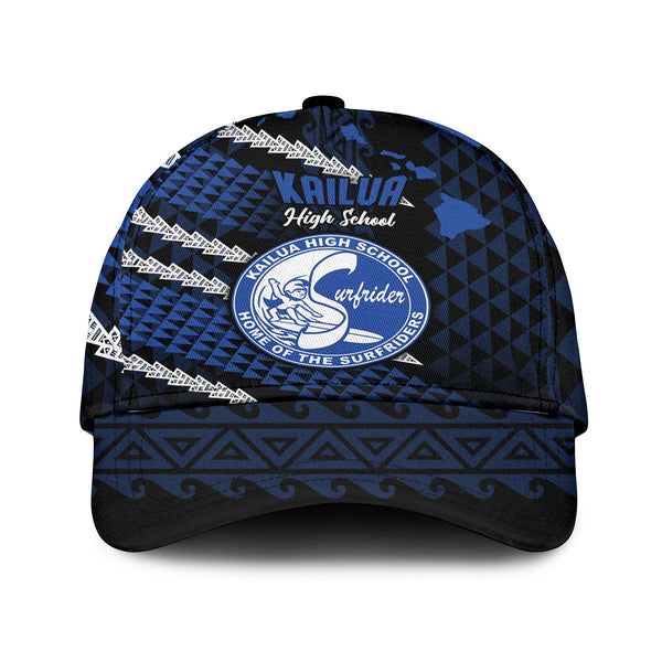 Hawaii Kailua High School Classic Cap Map Style