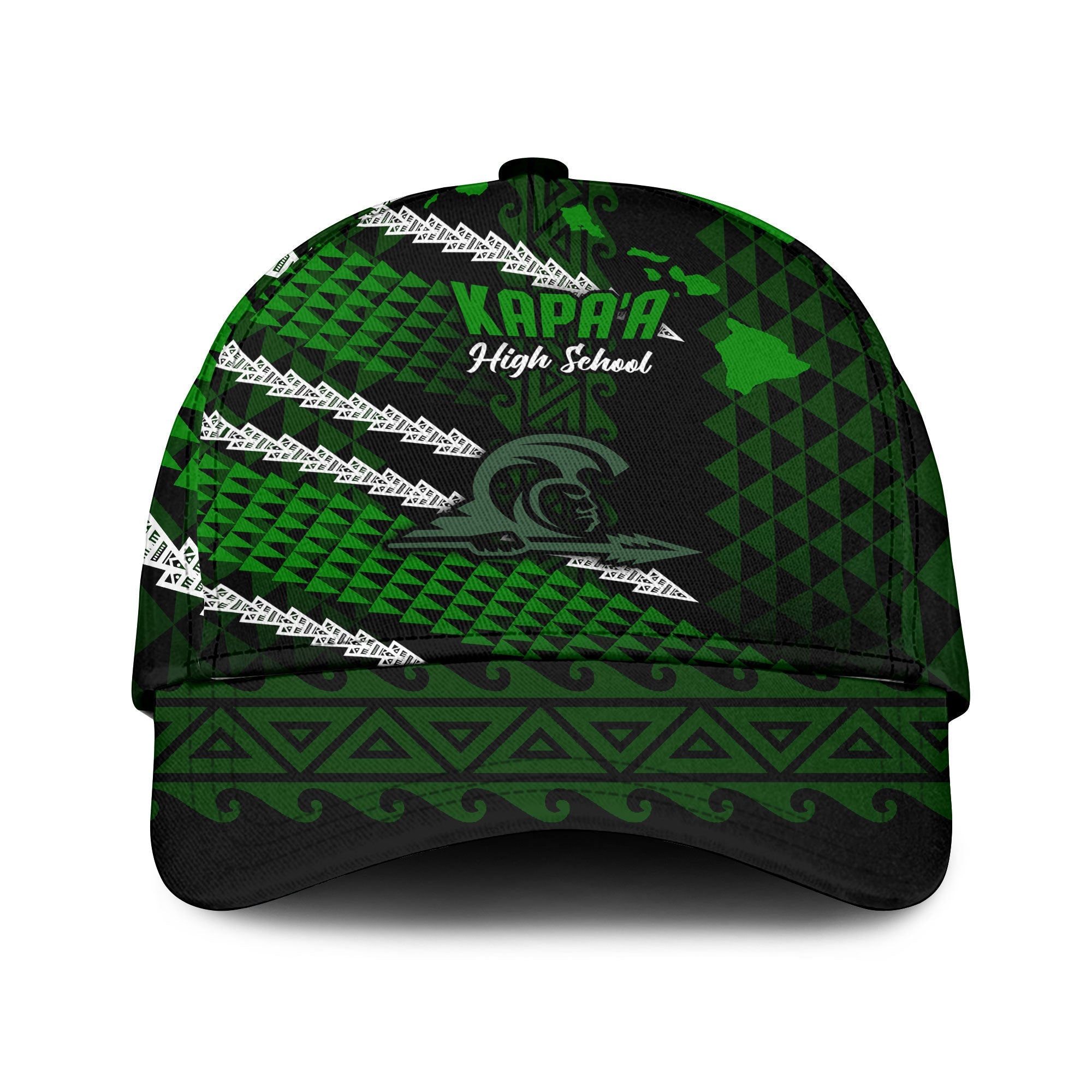 Hawaii Kapaa High School Classic Cap Map Style