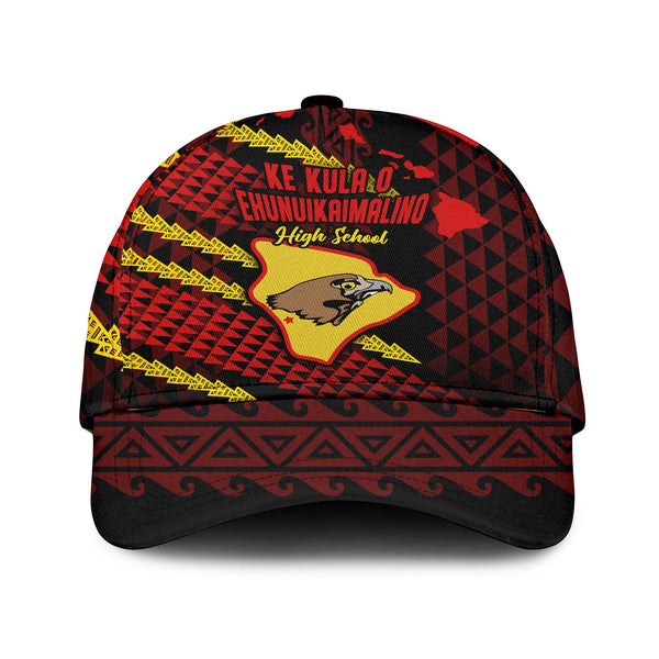 Hawaii Ke Kula O Ehunuikaimalino School Classic Cap Map Style