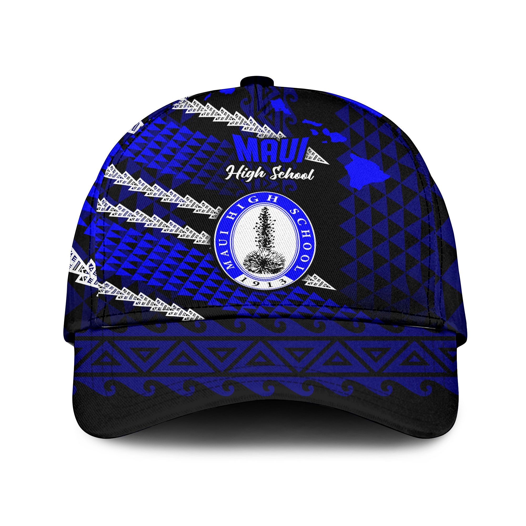 Hawaii Maui High School Classic Cap Map Style