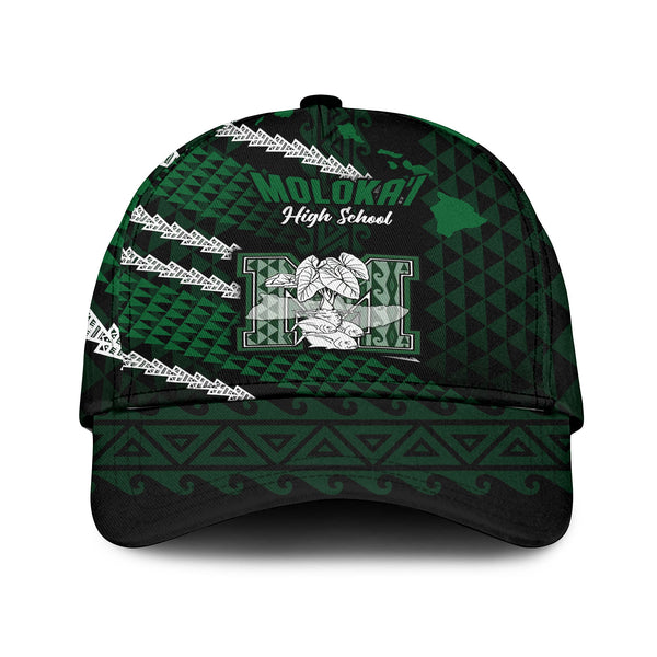 Hawaii Molokai High School Classic Cap Map Style