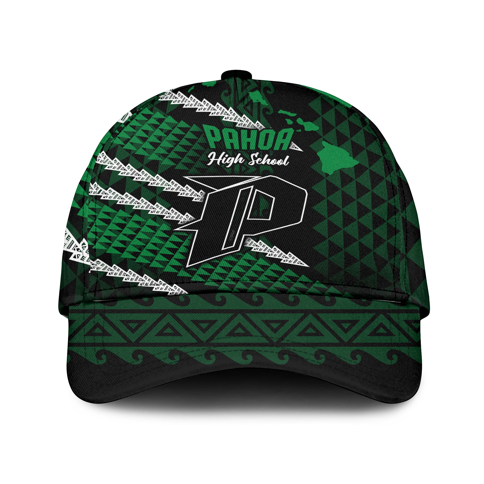 Hawaii Pahoa High & Intermediate School Classic Cap Map Style