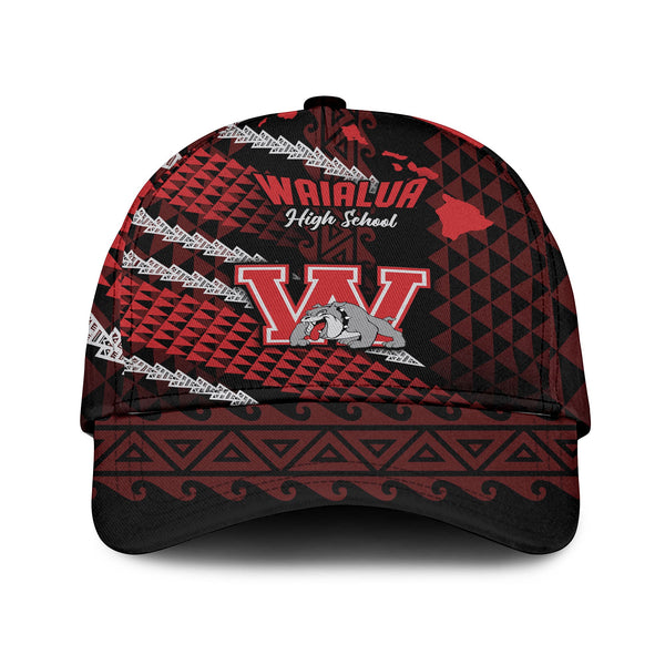 Hawaii Waialua High & Intermediate School Classic Cap Map Style