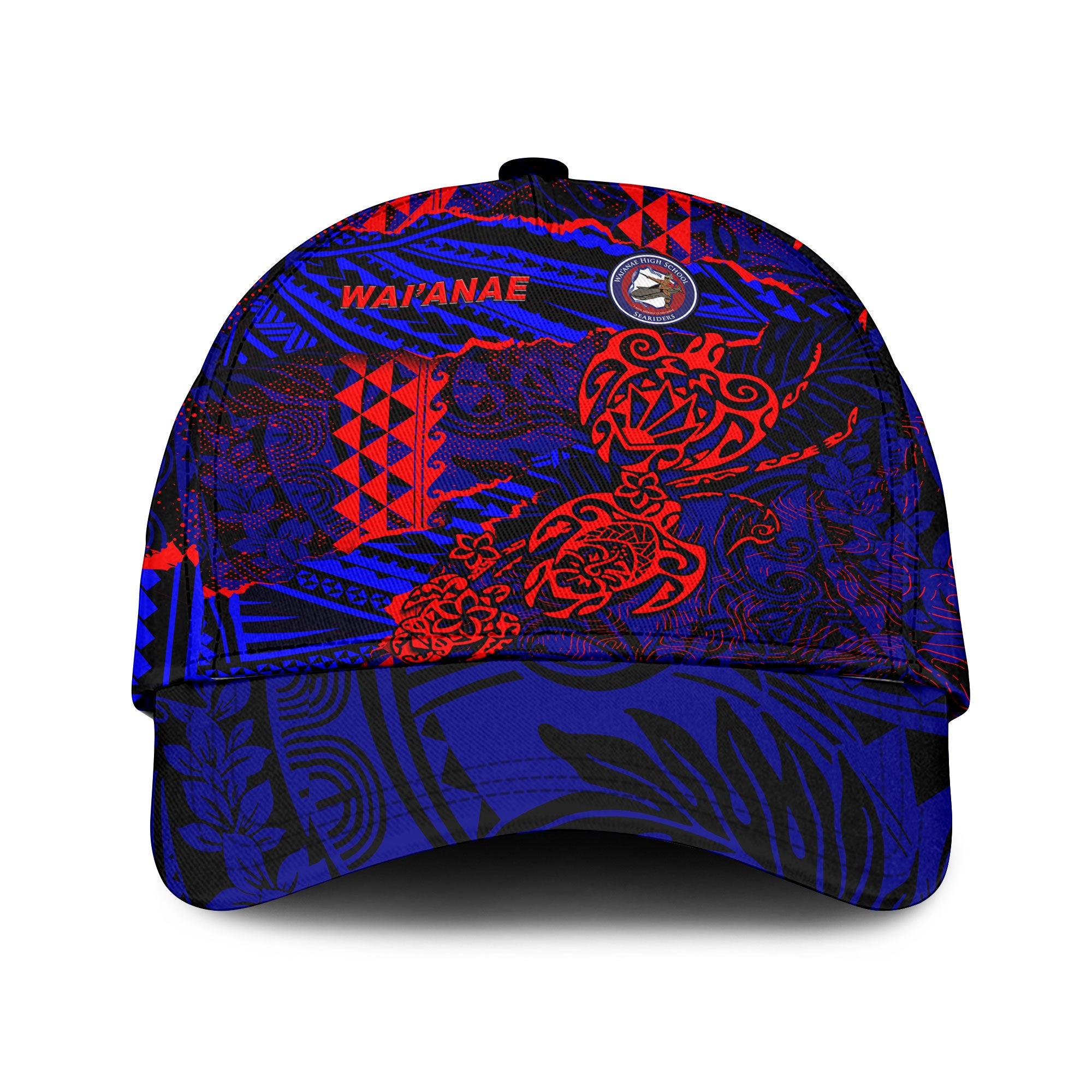 Hawaii Waianae High School Classic Cap Polynesian Turtle Style