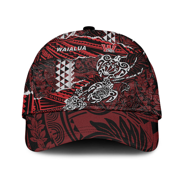 Hawaii Waialua High & Intermediate School Classic Cap Polynesian Turtle Style