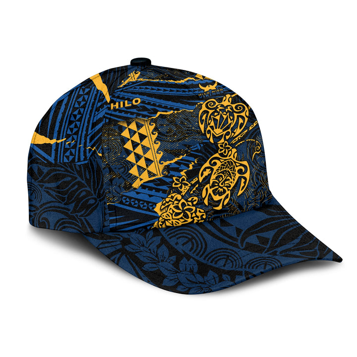 Hawaii Hilo High School Classic Cap Polynesian Turtle Style