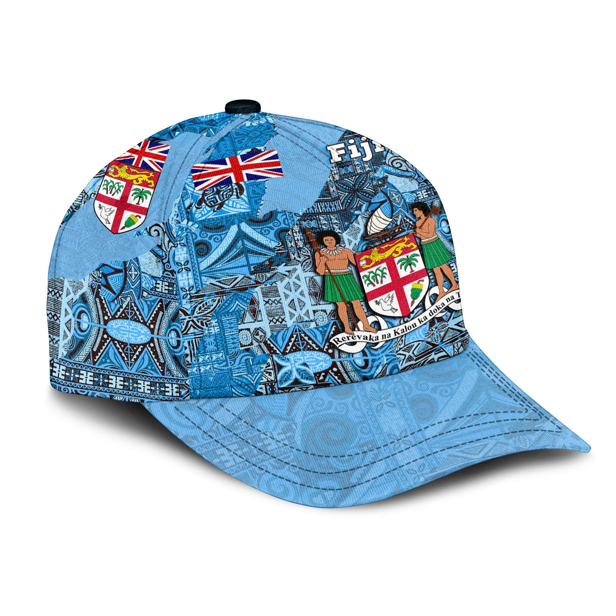 Fiji Flag & Coat Of Arms Classic Cap