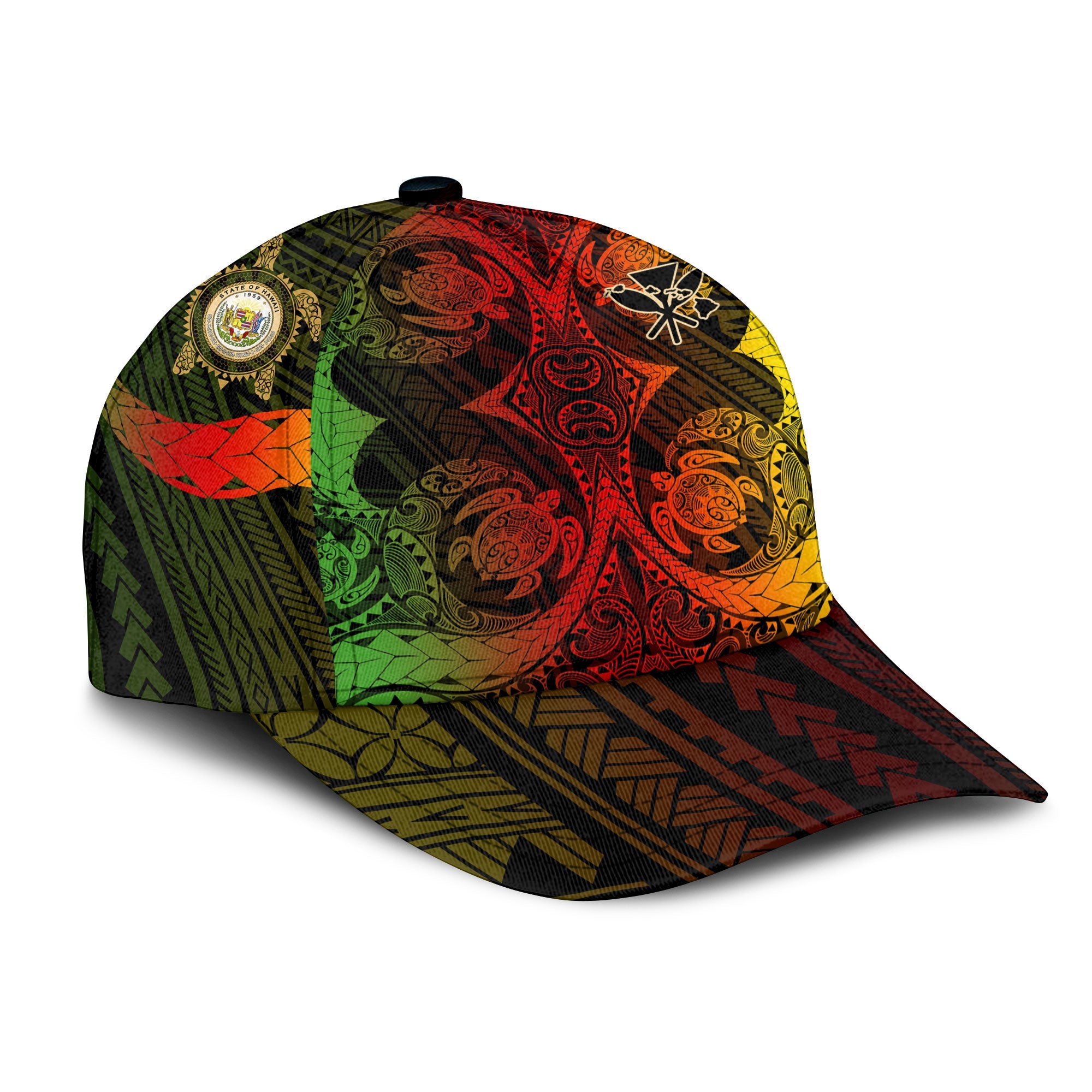 Kanaka Maoli Hawaii Classic Cap Reggae Style