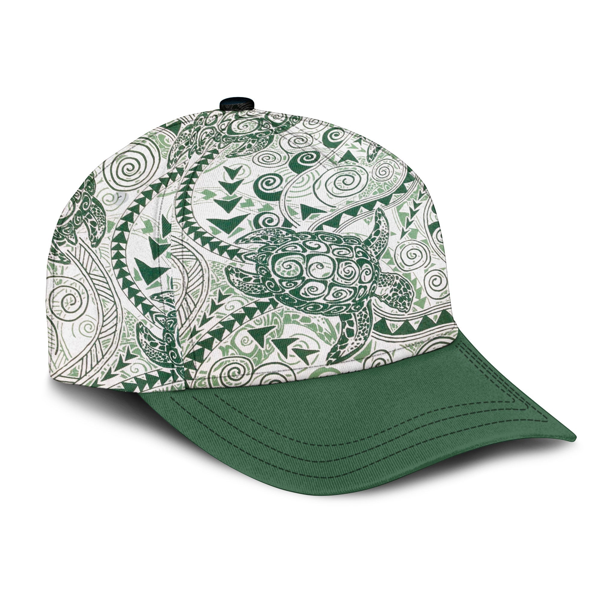 Hawaii Polynesian Turtle Classic Cap Green Style