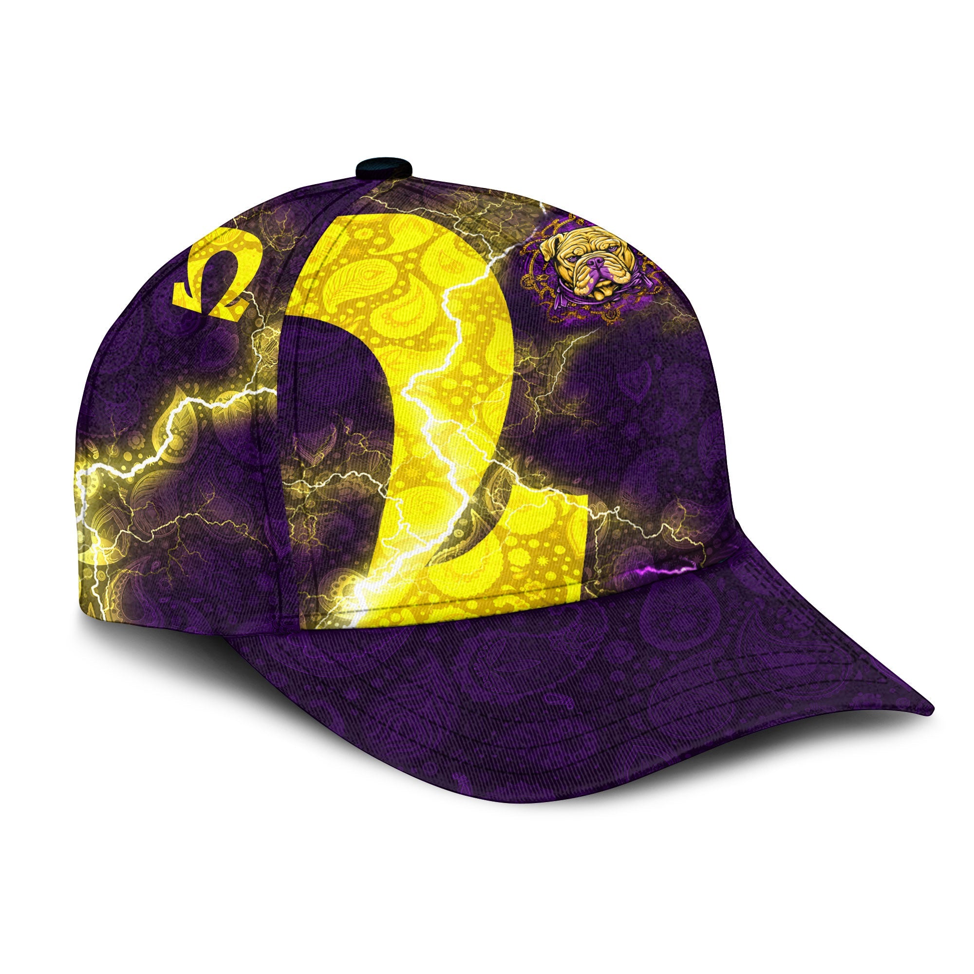 Fraternity Cap - Omega Psi Phi Bulldog Classic Cap Thunder Style