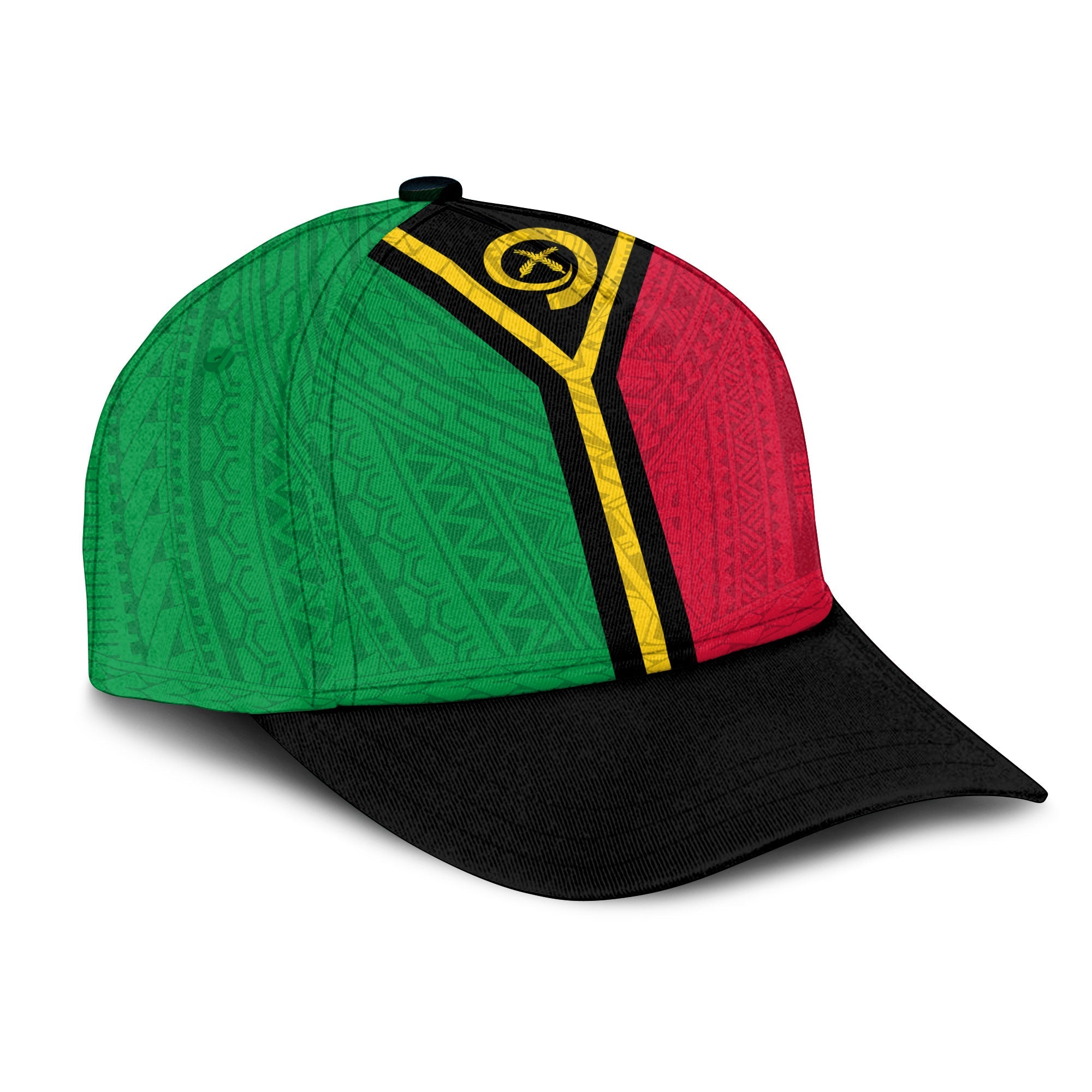 Vanuatu Classic Cap Polynesian Flag Style