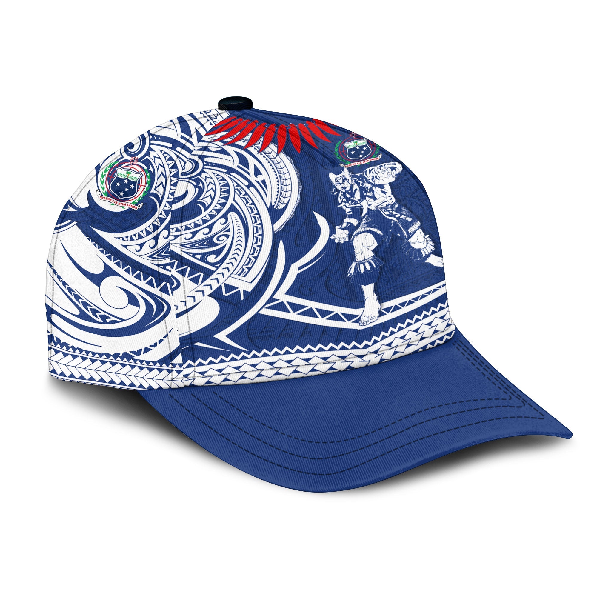 Samoa Classic Cap Warrior Ula Nifo Style