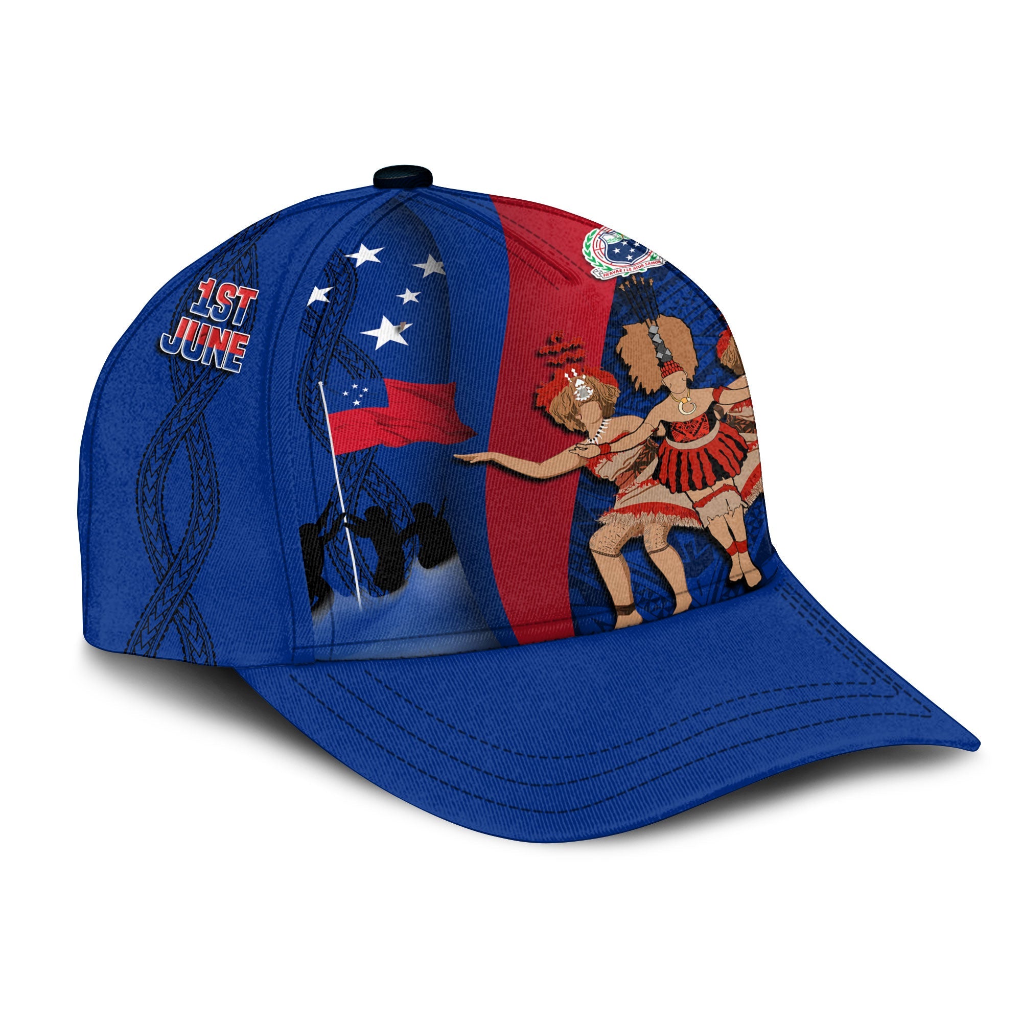 Samoa Independence Day Classic Cap Celebrating Dance Style