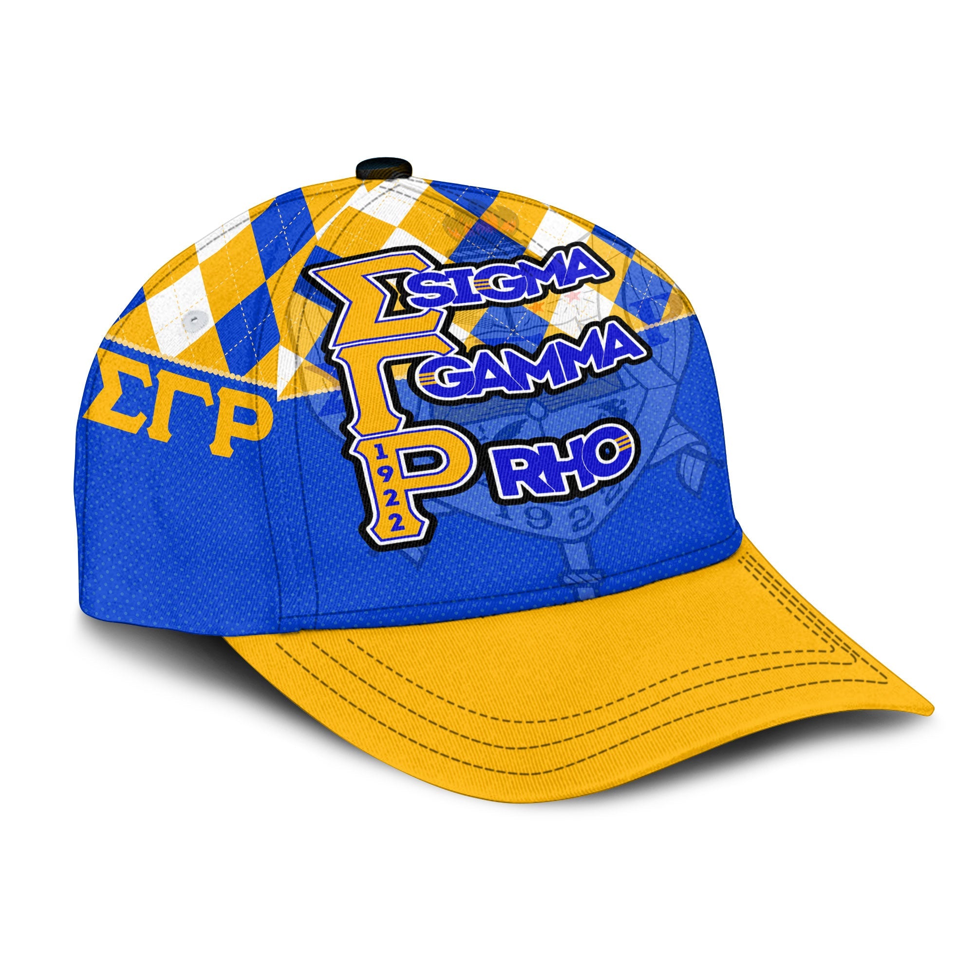 Sorority Cap - Christmas Sigma Gamma Rho Girl Classic Cap Rhombus Pattern Style