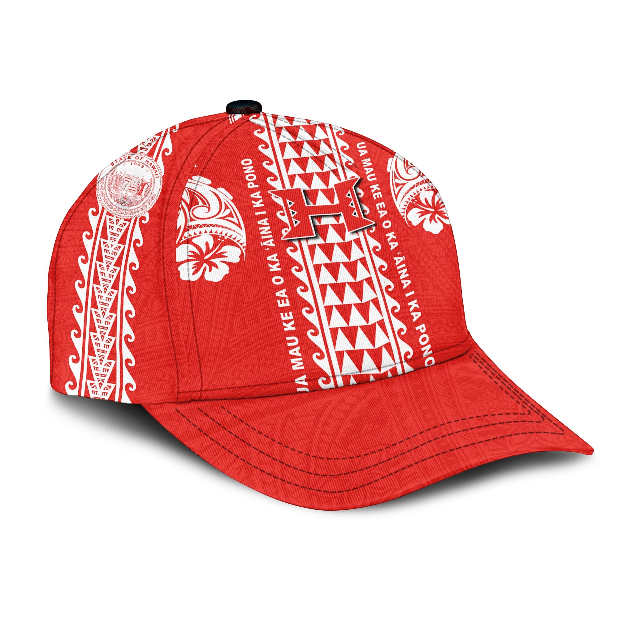 Hilo Hawaii Seal Classic Cap Turtle Style